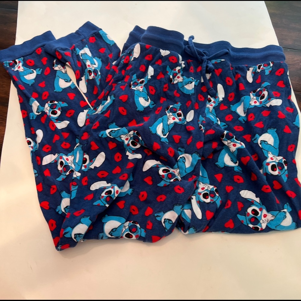 Disney Stitch Pajama Pants- Like New- Size S